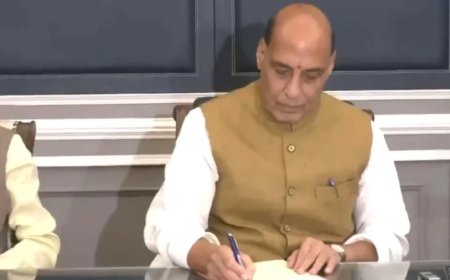 NDA Government:रक्षा मंत्री का राजनाथ सिंह ने कार्यभार संभाला, बताया- सुरक्षा के अलावा अर्थव्यवस्था में कैसे देंगे योगदान