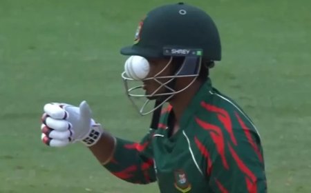 T20 World Cup : बाल-बाल बचा बांग्लादेशी बल्लेबाज तन्जीद हसन, टला बड़ा हादसा, खत्म हो जाता करियर