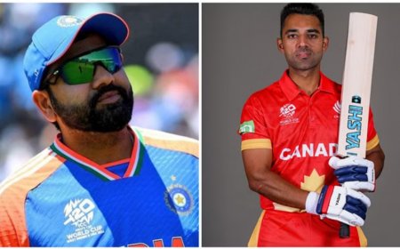 IND vs CAN : भारत-कनाडा मैच में बारिश के चलते टॉस में देरी, अंपायर्स 8:30 बजे करेंगे निरीक्षण