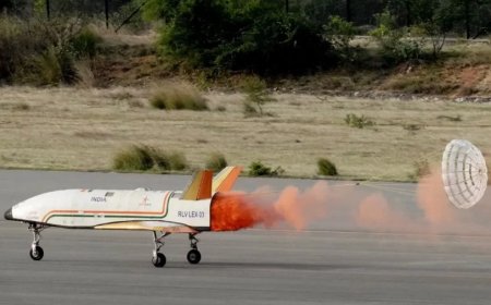 ISRO Mission: इसरो की एक और उपलब्धि, 'पुष्पक विमान' की सफल लैंडिंग का लगाई हैट्रिक