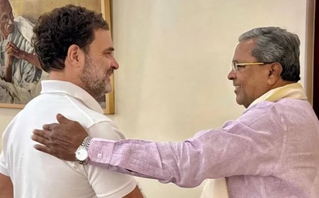 Karnataka Politics: कर्नाटक कांग्रेस में 'खींचतान' के बीच सिद्धारमैया से मिले राहुल गांधी, मुस्कुराते हुए मिलाया हाथ