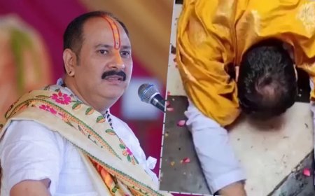 Pradeep Mishra News: संतों का विरोध, राधा रानी पर विवादित बयान... प्रदीप मिश्रा ने ऐसे मांगी माफी