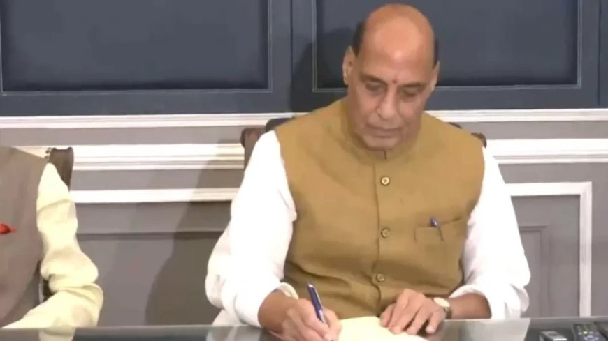 NDA Government:रक्षा मंत्री का राजनाथ सिंह ने कार्यभार संभाला, बताया- सुरक्षा के अलावा अर्थव्यवस्था में कैसे देंगे योगदान