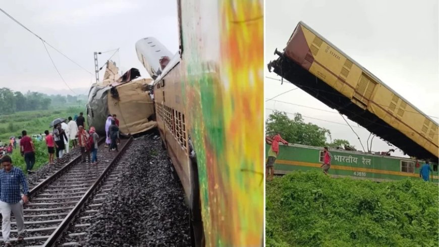 Train Accident: पश्चिम बंगाल में कंचनजंगा EXP में मालगाड़ी ने मारी टक्कर, 7 की मौत, 25 घायल