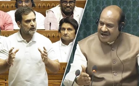 Parliament Session: PM से झुककर हाथ मिलाते हैं...स्पीकर ने बताया राहुल के सवाल पर संस्कार