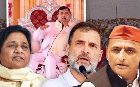 Hathras Stampede: सिर्फ मुआवजा, लेकिन एक्शन पर चुप्पी.. भोले बाबा उर्फ नारायण हरि साकार पर मौन क्यों हैं राजनीतिक दल?