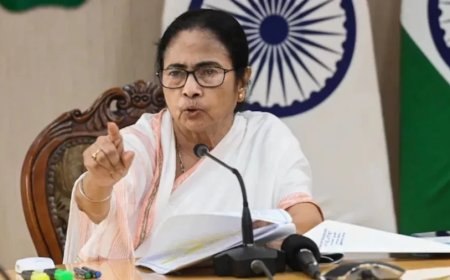Niti Aayog Meeting: ममता के आरोपों पर आया सरकार का जवाब, कहाँ- उनके बोलने का समय पूरा हो गया था..