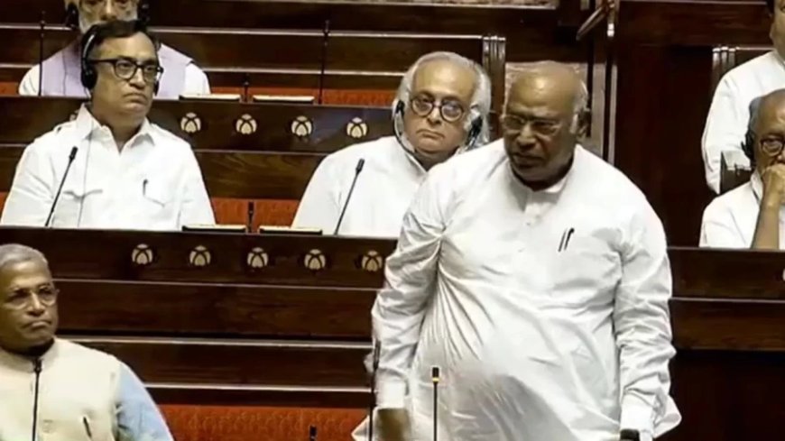 Parliament Session: '100 बार कहूंगा'- RSS पर खरगे के बयान से संसद में मच गया हंगामा