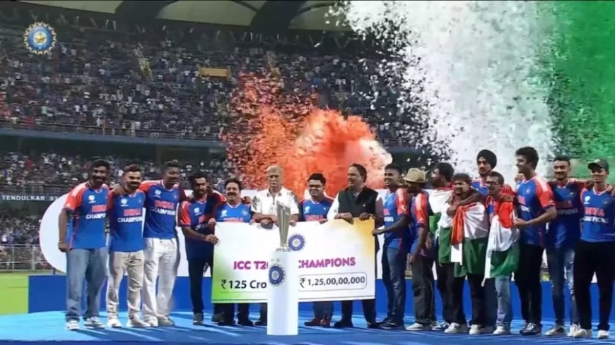 Team India Victory Parade: रोहित बोले- ट्रॉफी हर भारतीय की, कोहली ने बुमराह को 8वां अजूबा बताया, BCCI ने 125 करोड़ रुपए दिए
