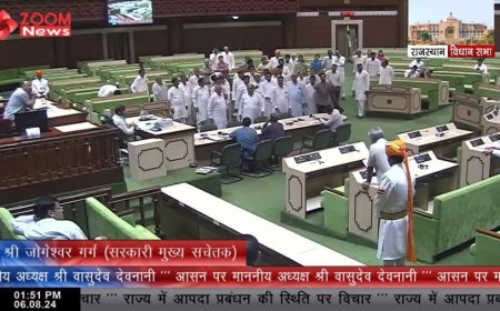 Rajasthan Vidhan Sabha: कांग्रेस MLA मुकेश भाकर छह महीने के लिए सस्पेंड- सदन की कार्यवाही को अनिश्वितकाल के लिए स्थगित कर दिया