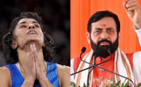 Vinesh Phogat: हरियाणा के सीएम सैनी ने किया बड़ा ऐलान- विनेश को मिलेगा सिल्वर मेडल विजेता का सम्मान