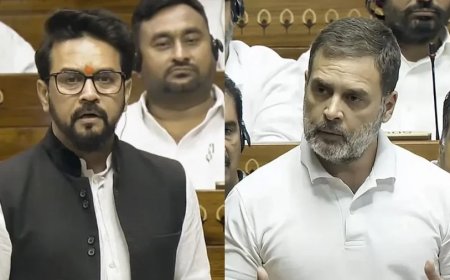 Parliament Session: 'गाजा पर तो खूब बोले थे, बांग्लादेश के हिंदुओं पर चुप क्यों?' अनुराग ने राहुल पर साधा निशाना