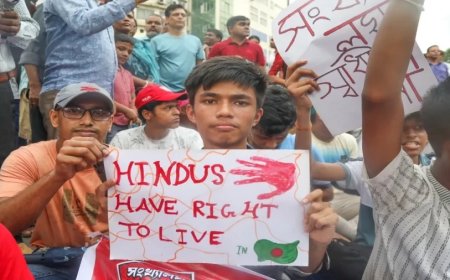 Bangladesh Violence: आज हिंदू समुदाय से अंतरिम सरकार के मुखिया करेंगे मुलाकात, सड़कों पर उतरे अल्पसंख्यक