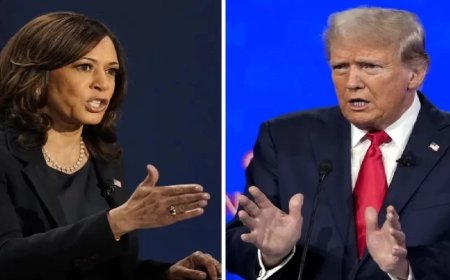 US Presidential Election: कमला हैरिस को झटका, चुनावी सर्वे में ट्रंप को मिली बढ़त