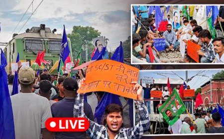 Bharat Bandh:पटना में उग्र हुए प्रदर्शनकारी, हुआ लाठीचार्ज... कहां-कैसा है बंद का असर