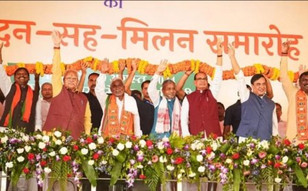Champai Soren News: 'टाइगर अभी जिंदा है', शिवराज सिंह ने चंपई सोरेन का भाजपा में किया स्वागत