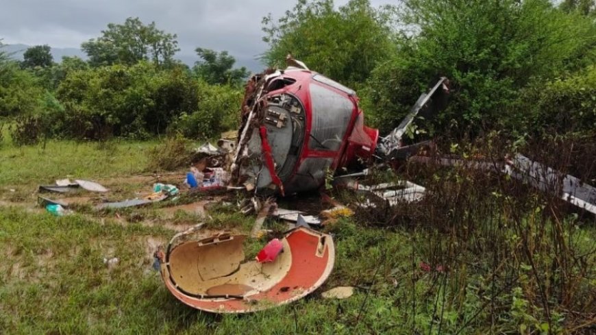 Pune Helicopter Crash: पुणे में हेलीकॉप्टर क्रैश, पायलट समेत चार लोग थे सवार