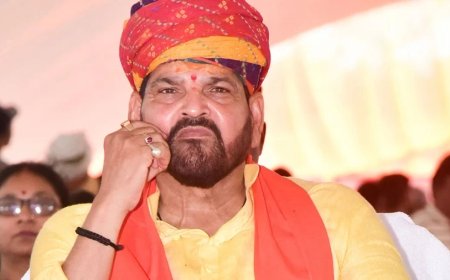 Brij Bhushan Sharan Singh: बजरंग और विनेश के कांग्रेस में शामिल होने पर क्या बोले BJP नेता बृजभूषण सिंह?