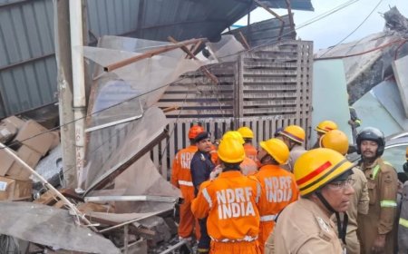 Lucknow News: ट्रांसपोर्ट नगर में गिरी बिल्डिंग, 5 की मौत, 24 लोग अस्पताल में भर्ती