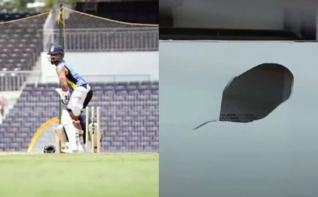 Virat Kohli News: कोहली ने लगाया ऐसा शॉट की टूट गई ड्रेसिंग रूम की दीवार; देखें Video