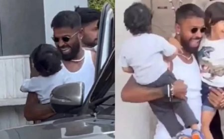 Hardik Pandya News: तलाक के बाद पहली बार बेटे अगस्त्य से मिले हार्दिक पांड्या, चेहरे पर दिखी खुशी
