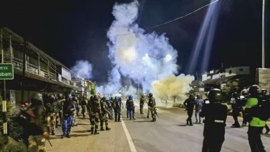 Manipur: मणिपुर राजभवन पर पथराव, 20 घायल