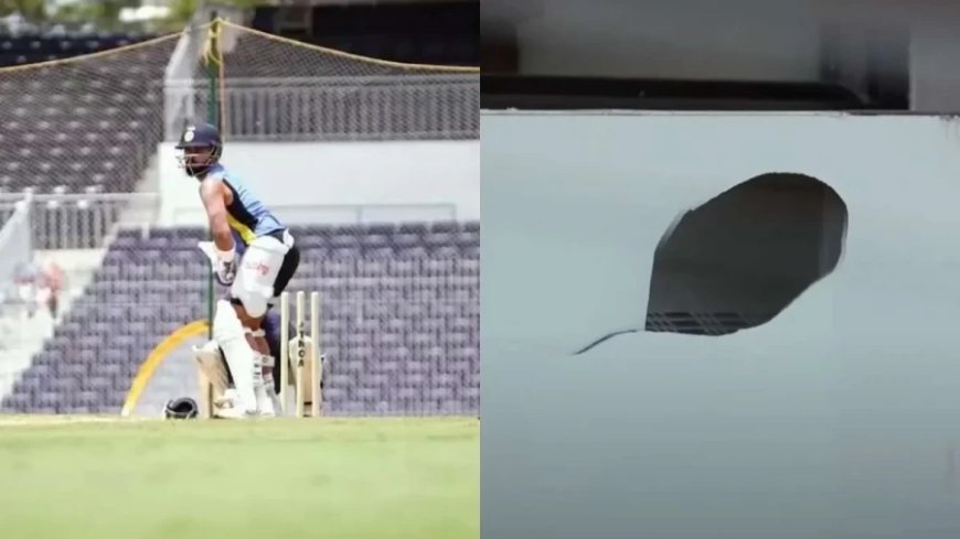Virat Kohli News: कोहली ने लगाया ऐसा शॉट की टूट गई ड्रेसिंग रूम की दीवार; देखें Video