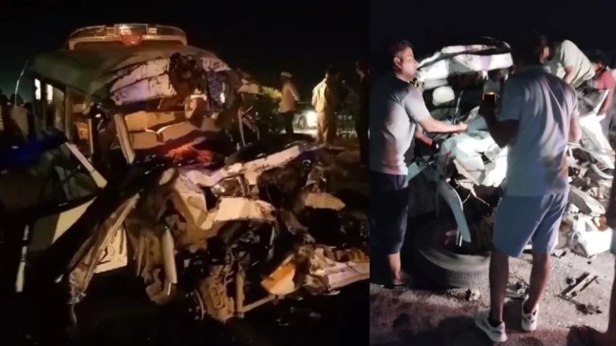 Road Accident: मजदूरों को ले जा रही जीप घुसी ट्रक में, 9 लोगों की दर्दनाक मौत; कई घायल