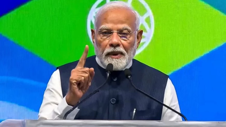 PM Modi Gujarat Visit: PM मोदी का गांधीनगर से नया संकल्प, बोले- अयोध्या बनेगी 'मॉडल सोलर सिटी'