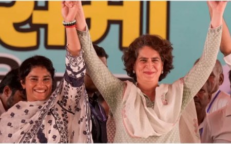 Haryana Election 2024: प्रियंका गांधी पहुंची विनेश के लिए चुनाव प्रचार करने, बोलीं- भाजपा को हटाना है
