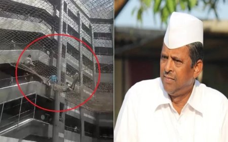Narhari Jhirwal: महाराष्ट्र में डिप्टी स्पीकर नरहरी झिरवल मंत्रालय की मंजिल से कूदे, सुरक्षा जाली पर अटके