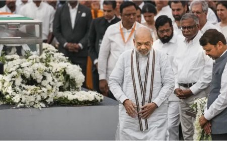 Ratan Tata News: राजकीय सम्मान के साथ रतन टाटा का हुआ अंतिम संस्कार- अमित शाह समेत कई लोग मौजूद