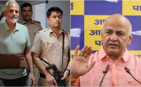Aam Aadmi Party: सत्येंद्र जैन तिहाड़ जेल से आए बाहर, मनीष बोले- हमारा हीरो वापस आ गया