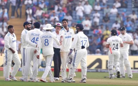 IND vs NZ: दूसरा टेस्ट का पहला दिन खत्म- भारत का स्कोर 16/1, न्यूजीलैंड 259 पर ऑलआउट