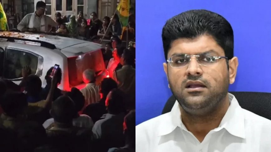 Haryana Election 2024: दुष्यंत चौटाला के काफिले पर हुआ हमला, अज्ञात लोगों ने गाड़ी के शीशे तोड़े