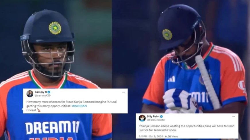 IND vs BAN: सैमसन पर भड़क उठे फैंस, इस खिलाड़ी को टीम में शामिल करने की उठी मांग