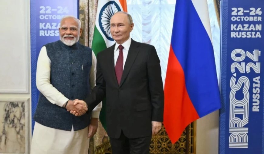 BRICS Summit 2024:कजान में मिले मोदी और पुतिन, भारत ने यूक्रेन संघर्ष पर साफ किया अपना रुख