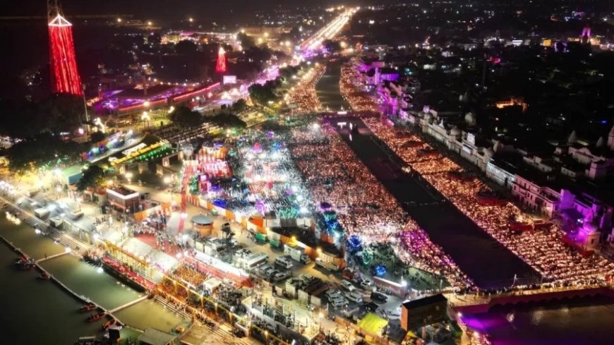Ayodhya Deepotsav:25 लाख दीयों से रोशन हुई अयोध्या, बना सरयू तट पर वर्ल्ड रिकॉर्ड