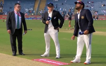 IND vs NZ: भारत-न्यूजीलैंड तीसरा टेस्ट में कीवियों ने टॉस जीतकर बैटिंग चुनी, देखें प्लेइंग 11