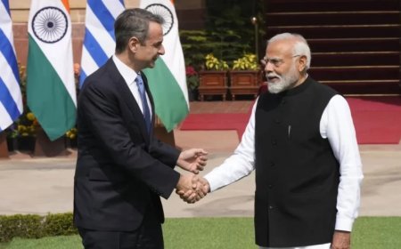 India-Greece News:यूनान के प्रधानमंत्री और पीएम मोदी की फोन पर बात, कई मुद्दों पर हुई अहम चर्चा