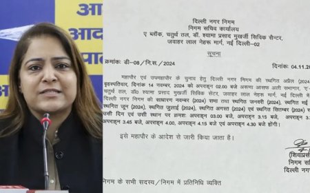 Delhi Politics:दिल्ली महापौर का 14 नवंबर को होगा चुनाव, पढ़ें आदेश में क्या-क्या लिखा