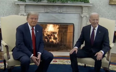 Trump Biden Meeting: बाइडेन ने व्हाइट हाउस में डोनाल्ड ट्रंप से की मुलाकात, बोले- वेलकम बैक