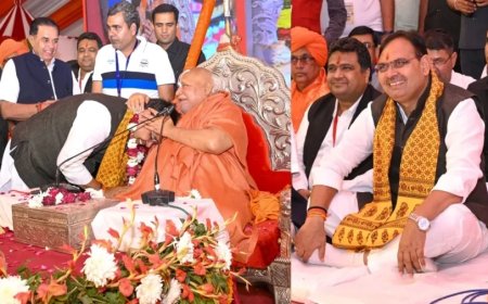 Rajasthan Politics: राजस्थान में मेरे कहने पर बना ब्राह्मण CM, रामभद्राचार्य का बड़ा दावा, वसुंधरा पर भी बोले