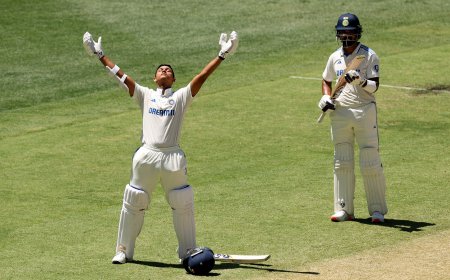 IND vs AUS:यशस्वी जायसवाल ने जड़ा शतक- रचा इतिहास, बने तीसरे भारतीय