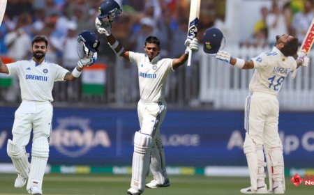 IND vs AUS:तीसरे दिन का खेल खत्म- ऑस्ट्रेलिया दूसरी पारी में 12/3, कोहली-जायसवाल का शतक