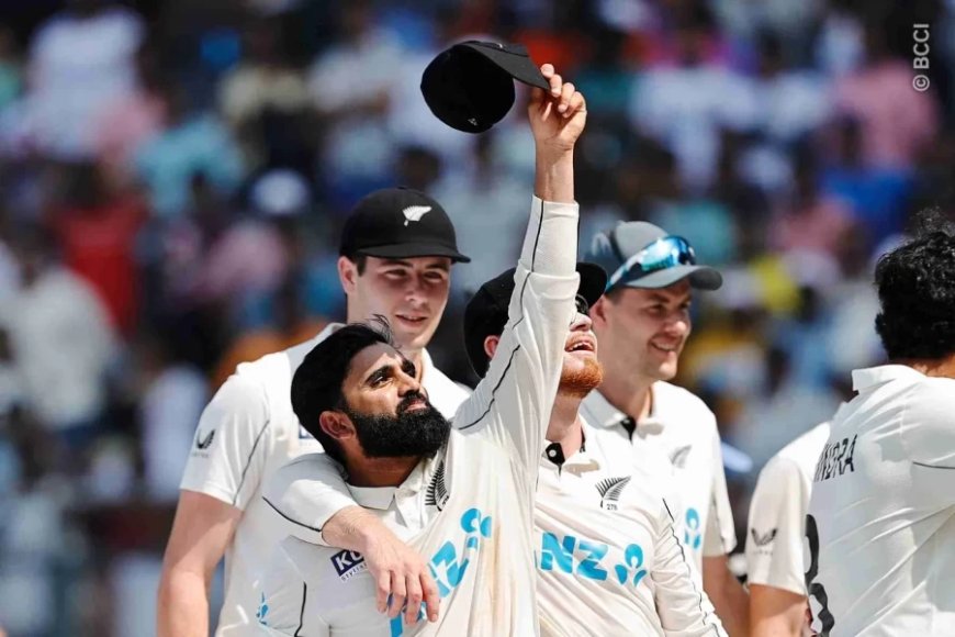 IND vs NZ Test Series:न्यूजीलैंड ने तीसरा मैच 25 रन से जीता, 25 साल बाद भारत घर में क्लीन स्वीप हुआ
