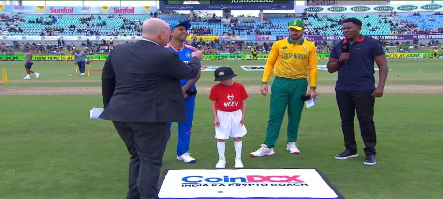 IND vs SA:दूसरे टी-20 में साउथ अफ्रीका ने टॉस जीतकर गेंदबाजी का फैसला किया- देखे प्लेइंग 11