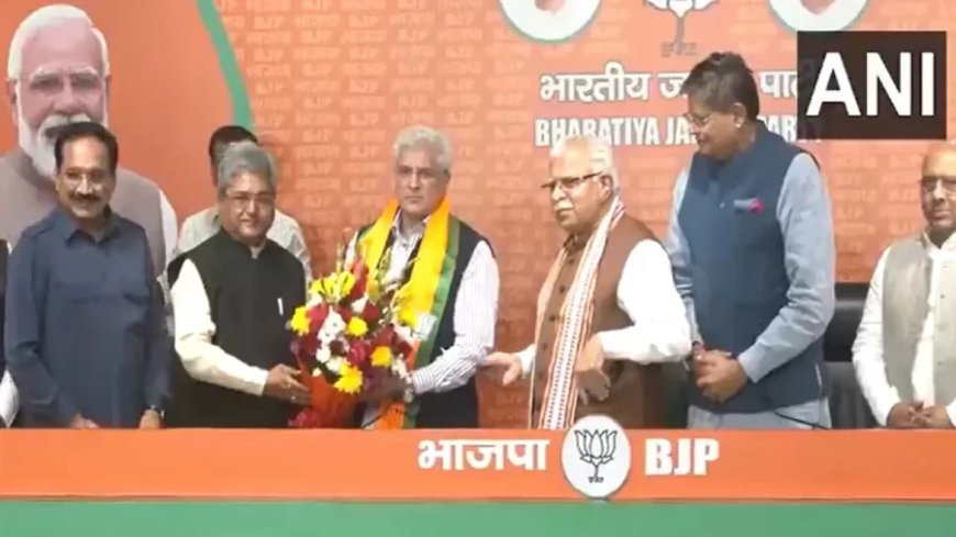 Delhi Politics:कैलाश गहलोत ने थामा BJP का दामन, कहा- ED और CBI के दबाव वाली बात गलत