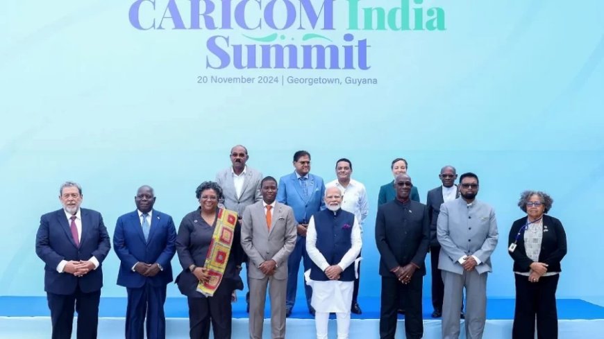 India-CARICOM:पीएम मोदी भारत-कैरिकॉम संबंधों को देंगे मजबूती, गयाना में रखा 7 अहम प्रस्ताव