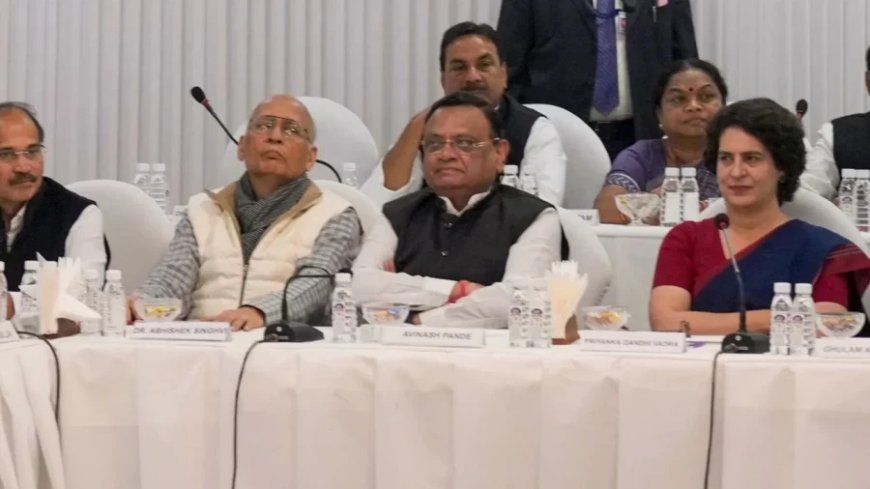 CWC Meeting News:EVM की बजाय बैलेट पर जाना होगा... प्रियंका का CWC बैठक में बड़ा बयान